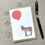 Personalised Donkey Birthday Card, thumbnail 1 of 5