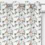 Safari Animals Blackout Lined Curtains Fabric Sample, thumbnail 1 of 1