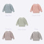 Personalised Kids Name Rainbow Knit Jumper Hand Felted, thumbnail 4 of 4