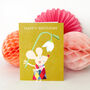 Mini Mouse Happy Birthday Card, thumbnail 1 of 3