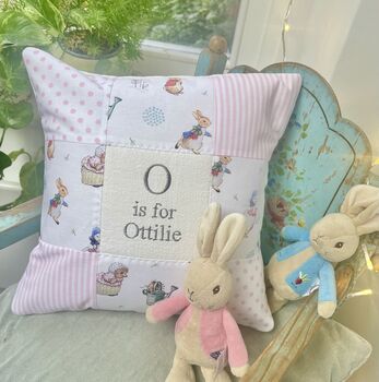 Peter Rabbit© 1st Birthday Cushion, 11 of 12