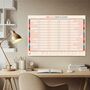 2025 2026 A1 Academic Year Wall Planner | Work Hard, Play Nice, thumbnail 3 of 5