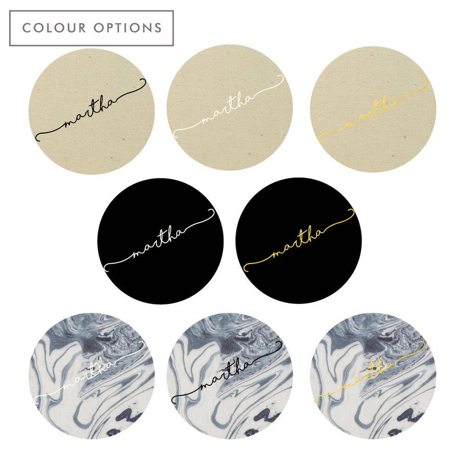 Personalised Name Wall Art By Clouds and Currents