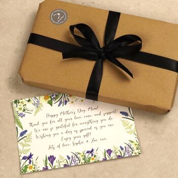 Personalised Children’s Drawing Solid Oak Tea And Biscuit Board, 6 of 8