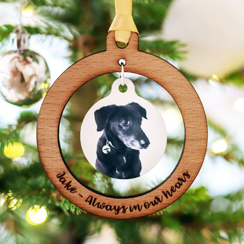 Pet Memorial Photo Decoration For A Lost Dog Or Cat, 3 of 6