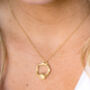Moonstone And Gold Vermeil Plated Eternity Necklace, thumbnail 1 of 7