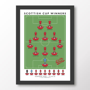 Aberdeen Scottish Cup 2025 Poster, 6 of 6