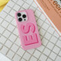 Personalised Pink Monogram Phone Case, thumbnail 1 of 8