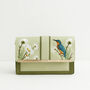 Embroidered Kingfisher Cross Body Bag, thumbnail 5 of 8