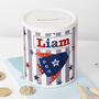 Personalised Boy's Money Box, thumbnail 1 of 12