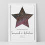 The Night We Said I Do Personalised Star Map Print Wedding Gift, thumbnail 5 of 12