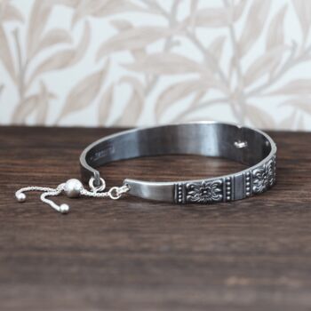 Rosette Vintage Spoon Bracelet, 2 of 5