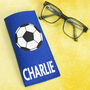 Football Personalised Glasses Case Fathers Day Gift, thumbnail 3 of 4