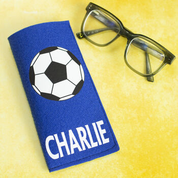 Football Personalised Glasses Case Fathers Day Gift, 3 of 4