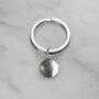 Your Wedding Day Moon Phase Personalised Keyring, thumbnail 3 of 12