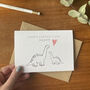 Happy Father's Day Daddy Dinosaur Card, thumbnail 4 of 5