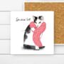 Funny Cat Coaster, Fabulous Cat Range, Cat Lovers Gift, thumbnail 8 of 8