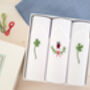 Ladybird And Four Leaf Clover Handkerchiefs, thumbnail 2 of 3