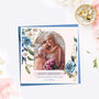 Grandmother Blue Roses Photo Card, thumbnail 1 of 4