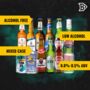 Alcohol Free Craft Beer Non Alcoholic Mixed Case With Twelve Beers, thumbnail 2 of 5