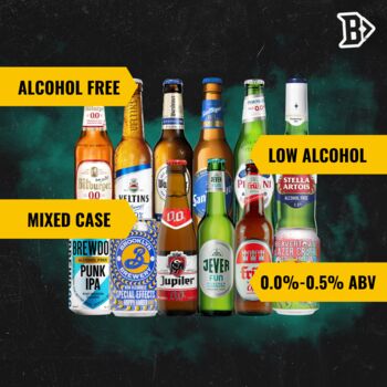 Alcohol Free Craft Beer Non Alcoholic Mixed Case With Twelve Beers, 2 of 5