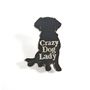 Crazy Dog Lady Brooch, thumbnail 1 of 2