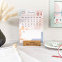 Personalised Desk Calendar | Custom Start Month, thumbnail 1 of 6