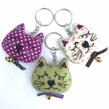 Bumble Bee Patchwork Keyring, 4 of 10