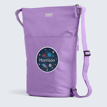 Personalised Space Design Kids Swim Bag, 7 of 10
