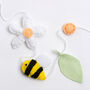 Bee Garland Beginner Felt Craft Kit, thumbnail 3 of 6