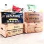 Personalised 'Vintage Rations' Treat Box Wooden Crate, thumbnail 2 of 2