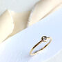 The Sovereign 9ct Gold And Diamond Ring, thumbnail 4 of 5