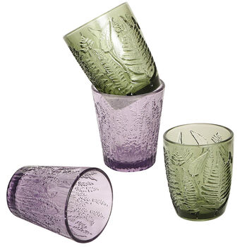 Set Of Four Luxury Embossed Coloured Tumblers, 2 of 5