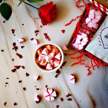 Valentines Day Indulgent Belgian Hot Chocolate Gift Box, 4 of 7