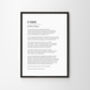 I Carry Your Heart With Me Personalised Poem Print, thumbnail 7 of 11