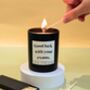 Good Luck With Exams Candle Gift For Student, thumbnail 3 of 5