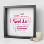 Personalised Thank You Word Art Gift, thumbnail 3 of 6