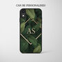 iPhone Case Personalised Art Deco Leaves, thumbnail 2 of 4