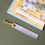 Personalised 6th Anniversary Gift, Iron Tassel Bookmark, thumbnail 5 of 12