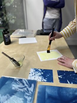 Cyanotype Print Making Workshop Experience In Manchester, 4 of 11