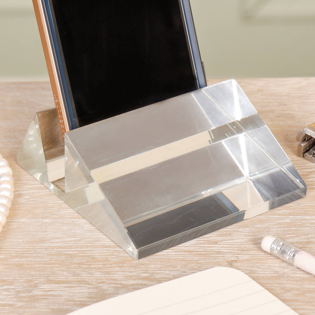 Personalised Acrylic Mobile Phone Holder By Dibor