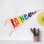 Rainbow Pennant Flag, thumbnail 3 of 3