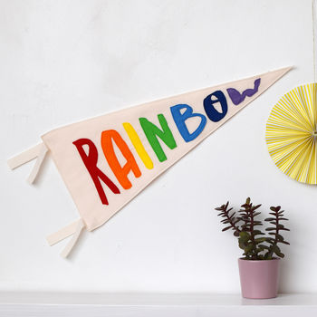 Rainbow Pennant Flag, 3 of 3