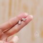 Baby Robin Bird Stud Earrings, thumbnail 1 of 12
