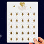 Blue Hydrangea Stickers, 25 Butterfly Stickers, thumbnail 7 of 10