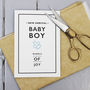New Baby Boy Card, thumbnail 4 of 4