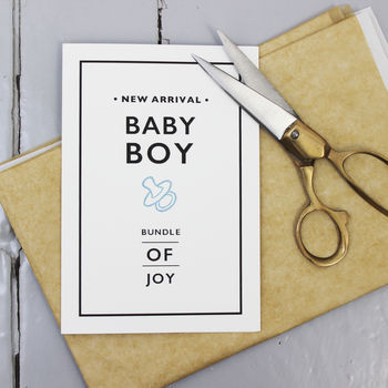 New Baby Boy Card, 4 of 4