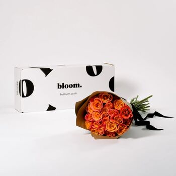 Coral Sunset Rose Bouquet, 2 of 3