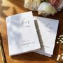 Vow Books Personalised Wedding Reading Cotton Cards, thumbnail 1 of 12