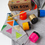 Eco Friendly Fabric Inks Neon Pink, Yellow, Orange, thumbnail 1 of 12